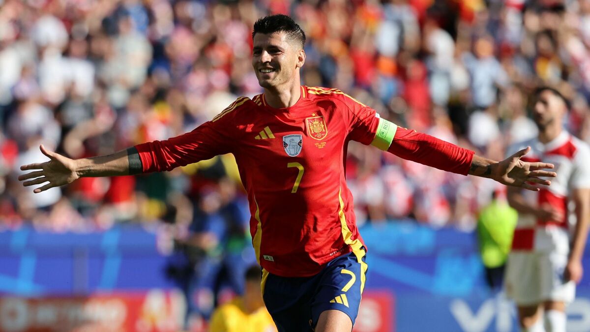 Alvaro Morata scored three goals when Spain easily beat Georgia 7-1 in a match last September.