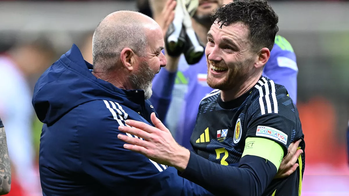 Andy Robertson marks 80th Scotland cap with stoppage-time winner in Poland