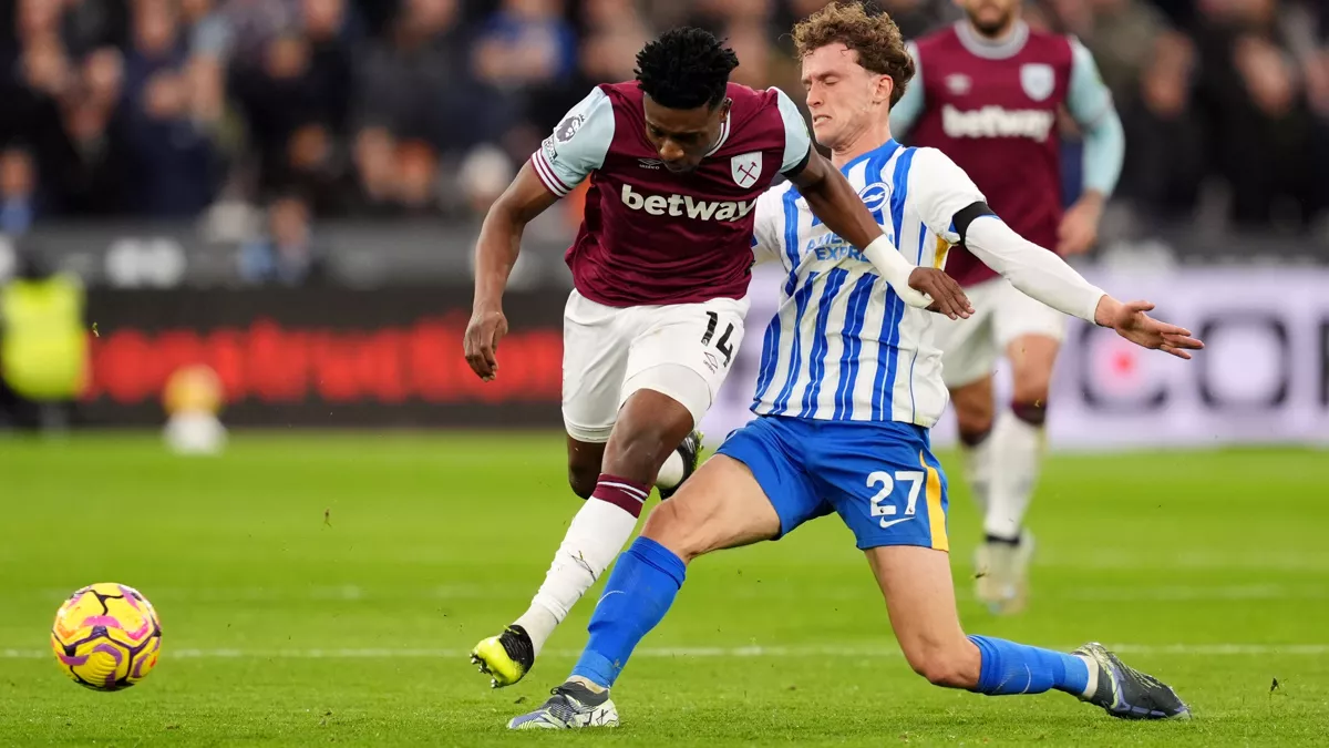 Mohammed Kudus earns draw for West Ham against Brighton