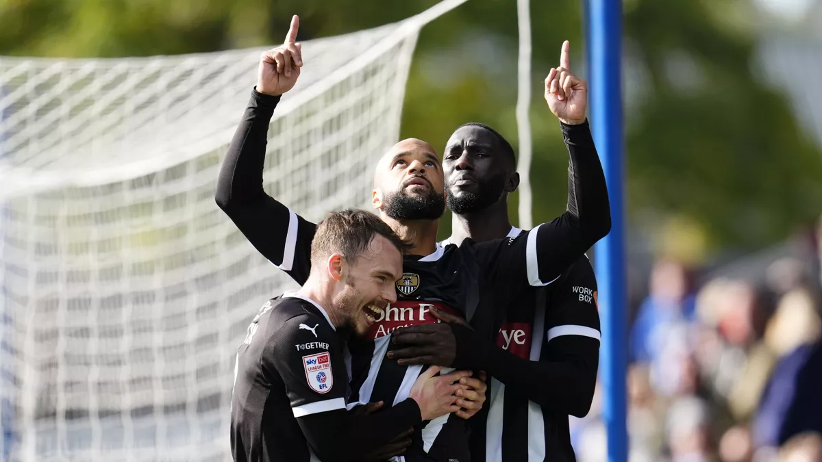 Alassana Jatta scores twice in Notts County’s win against Bradford