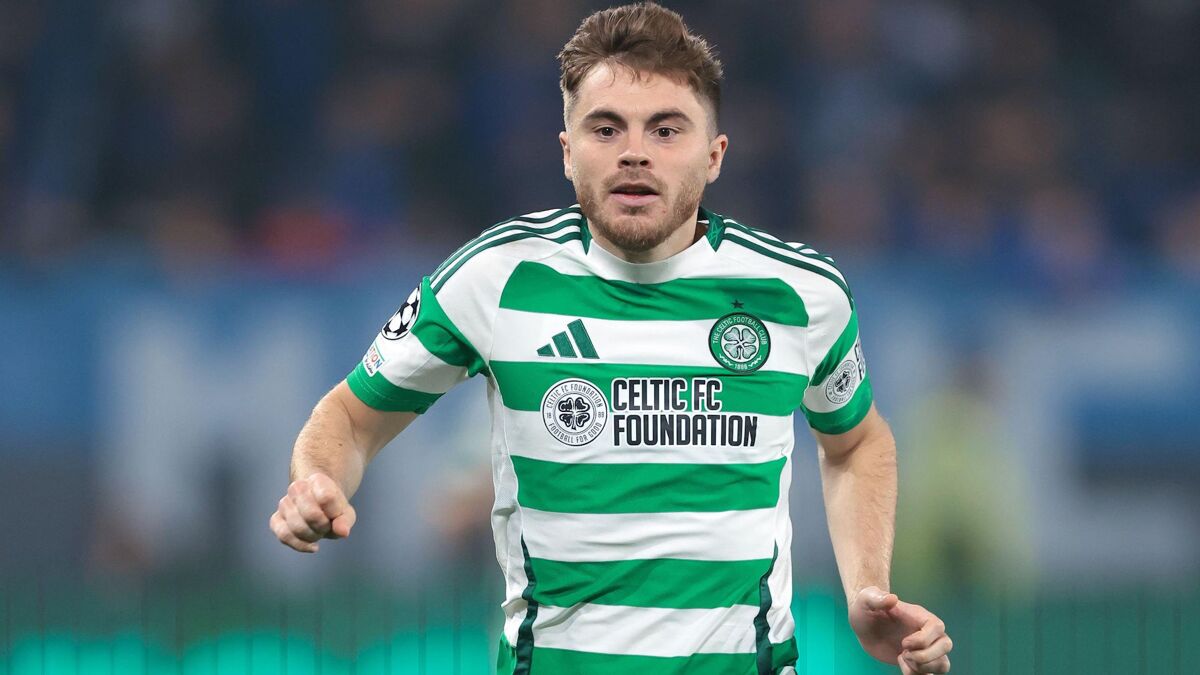 James Forrest is the only Celtic player who is currently unable to play due to an injury.