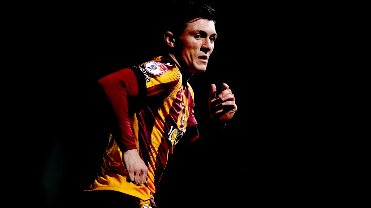 Bradford secures spot in top three with Calum Kavanagh's winning goal against Morecambe