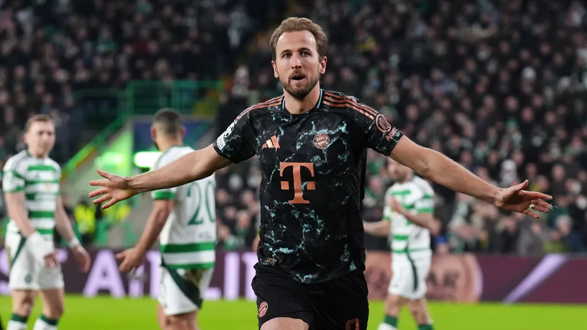 Bayern Munich edges ahead with Harry Kane's goal against Celtic in first leg