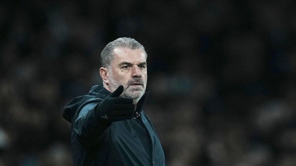 Ange Postecoglou was happy last weekend when Tottenham narrowly beat Manchester United.