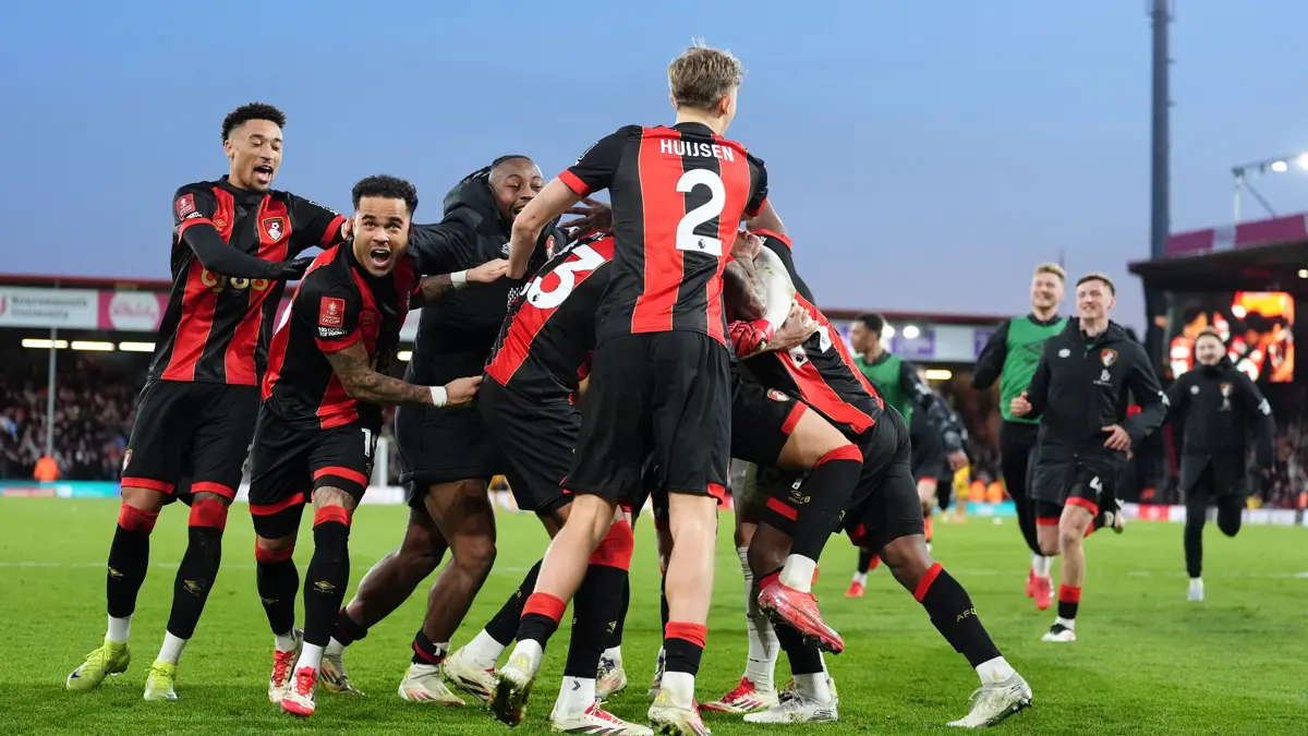 Bournemouth advances to FA Cup quarter-finals with penalty shootout victory against Wolves