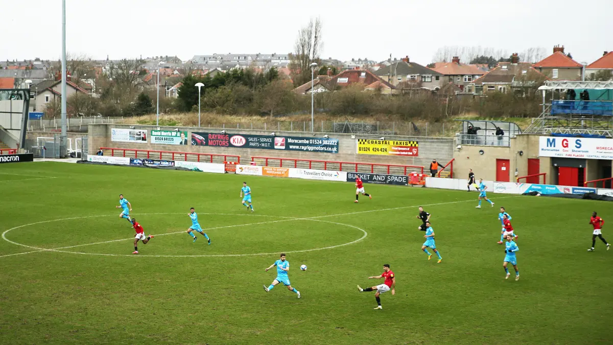 Morecambe exit Football League following loss to Harrogate at home