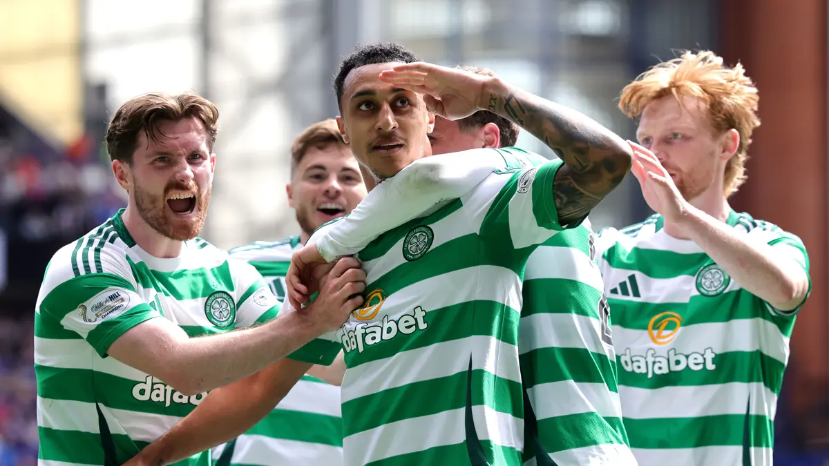 Adam Idah scores to level the game for Celtic, preventing Rangers from securing their third consecutive victory in the derby