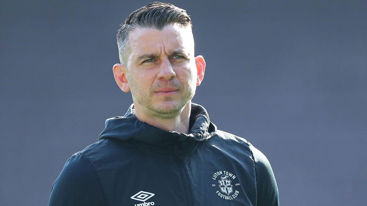 Matt Bloomfield's Luton team have calmed down their worries about being relegated by getting good results recently.